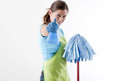 Curtain cleaning service in a West Harrow home